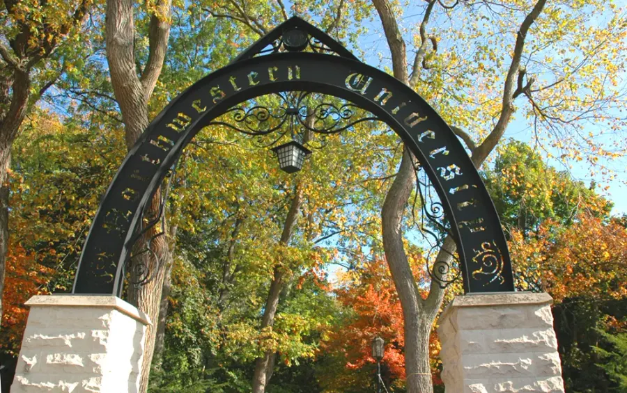 La carte Université Northwestern