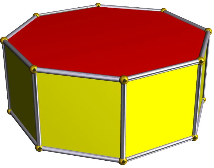 The Octagonal prism card