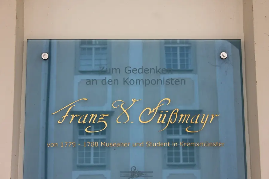 La carte Franz Xaver Süßmayr