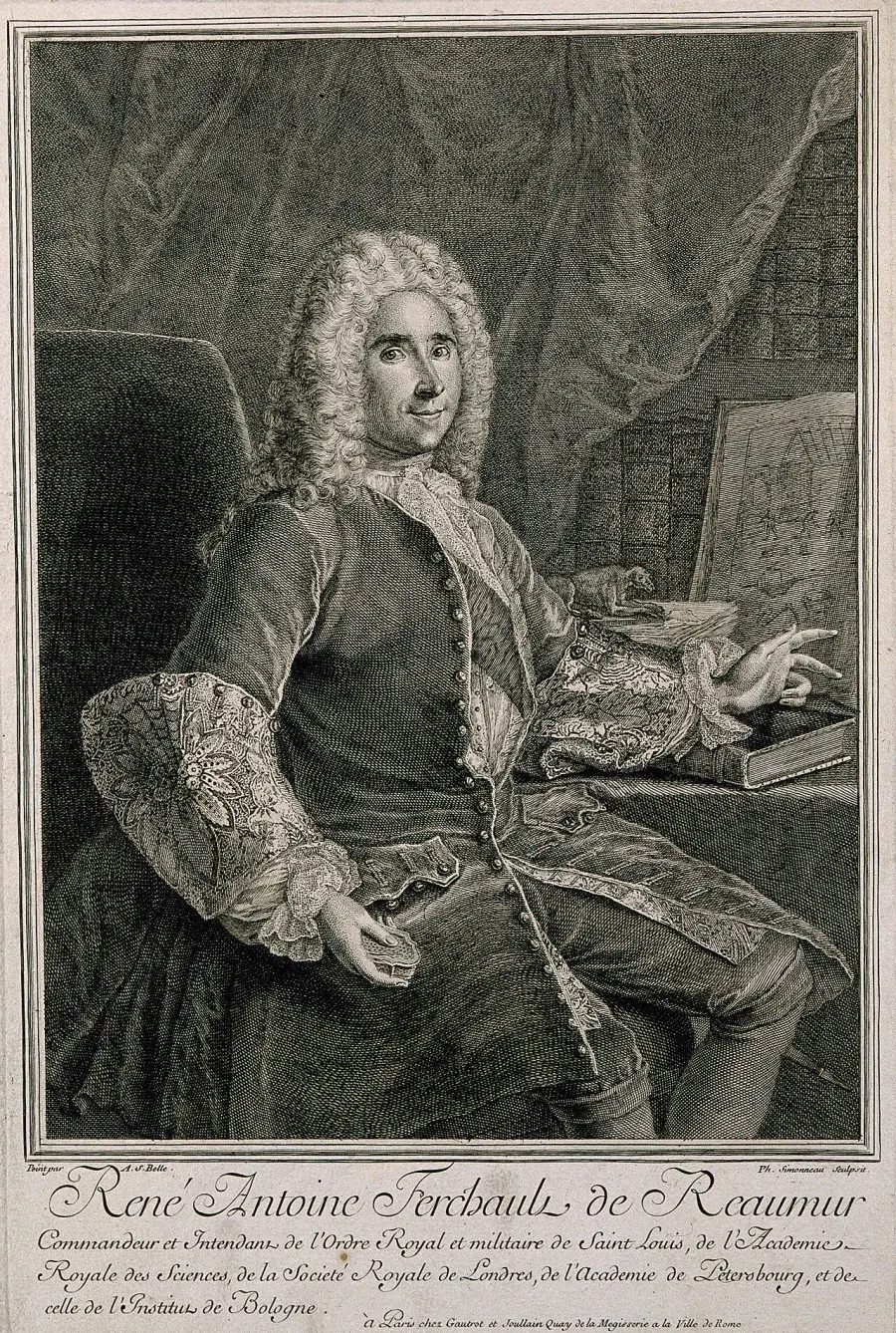 The René Antoine Ferchault de Réaumur card