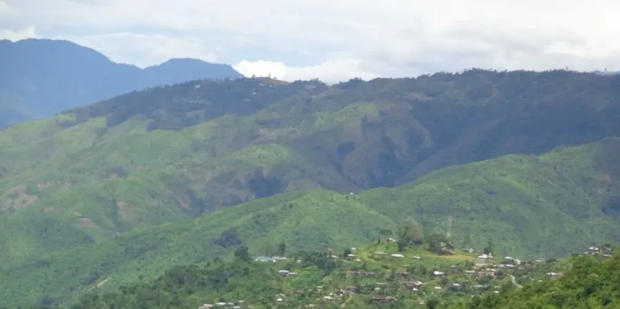 La carte Naga Hills