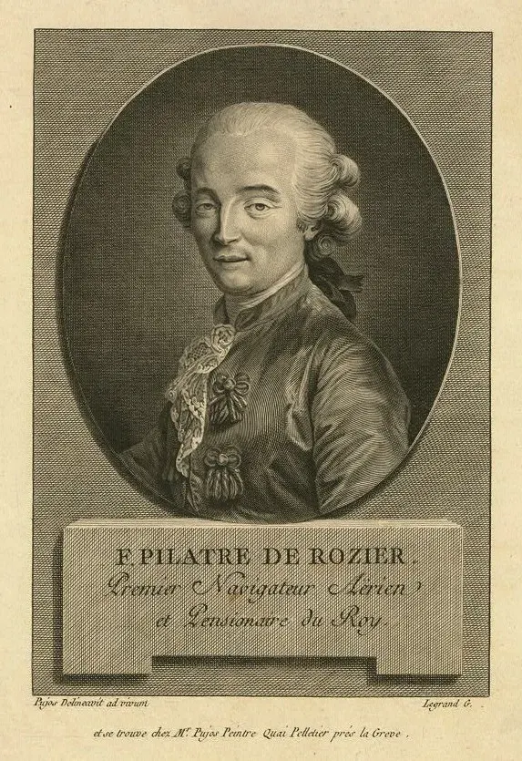 The Jean-François Pilâtre de Rozier card