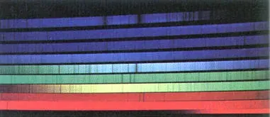 The Fraunhofer lines card