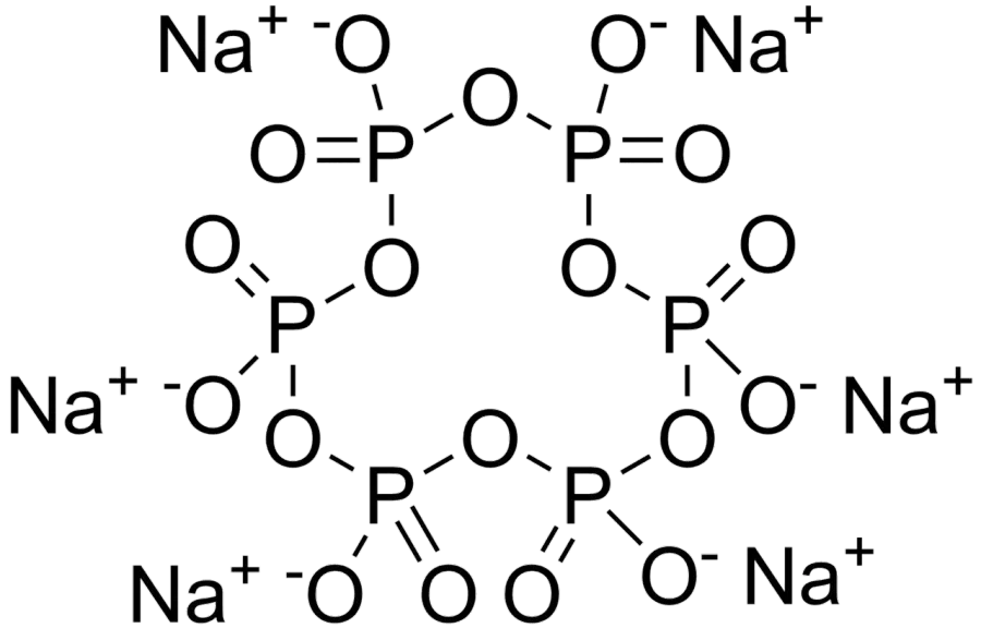 The Sodium hexametaphosphate card
