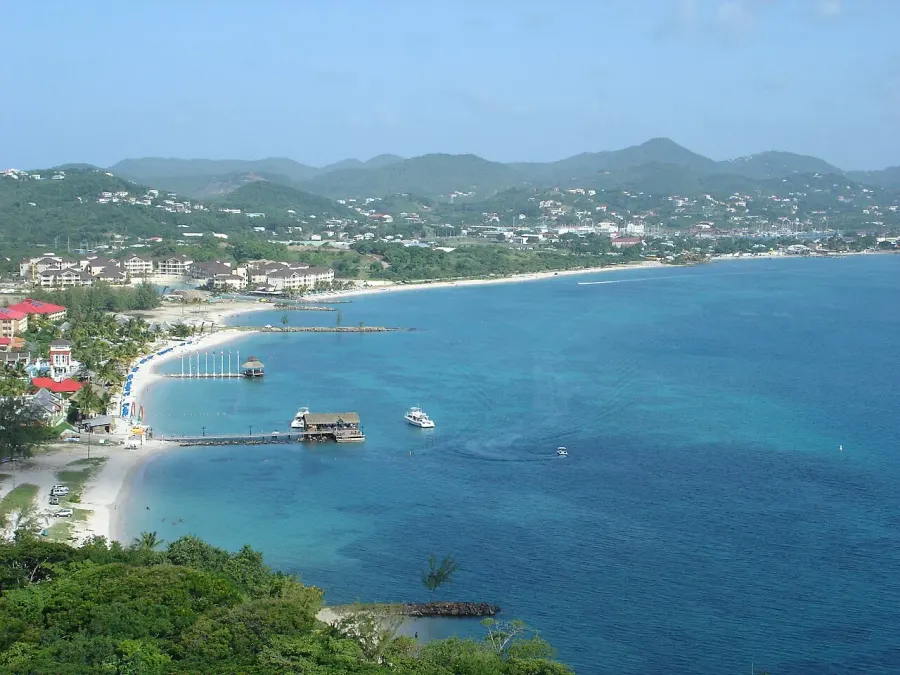 La carte Gros Islet