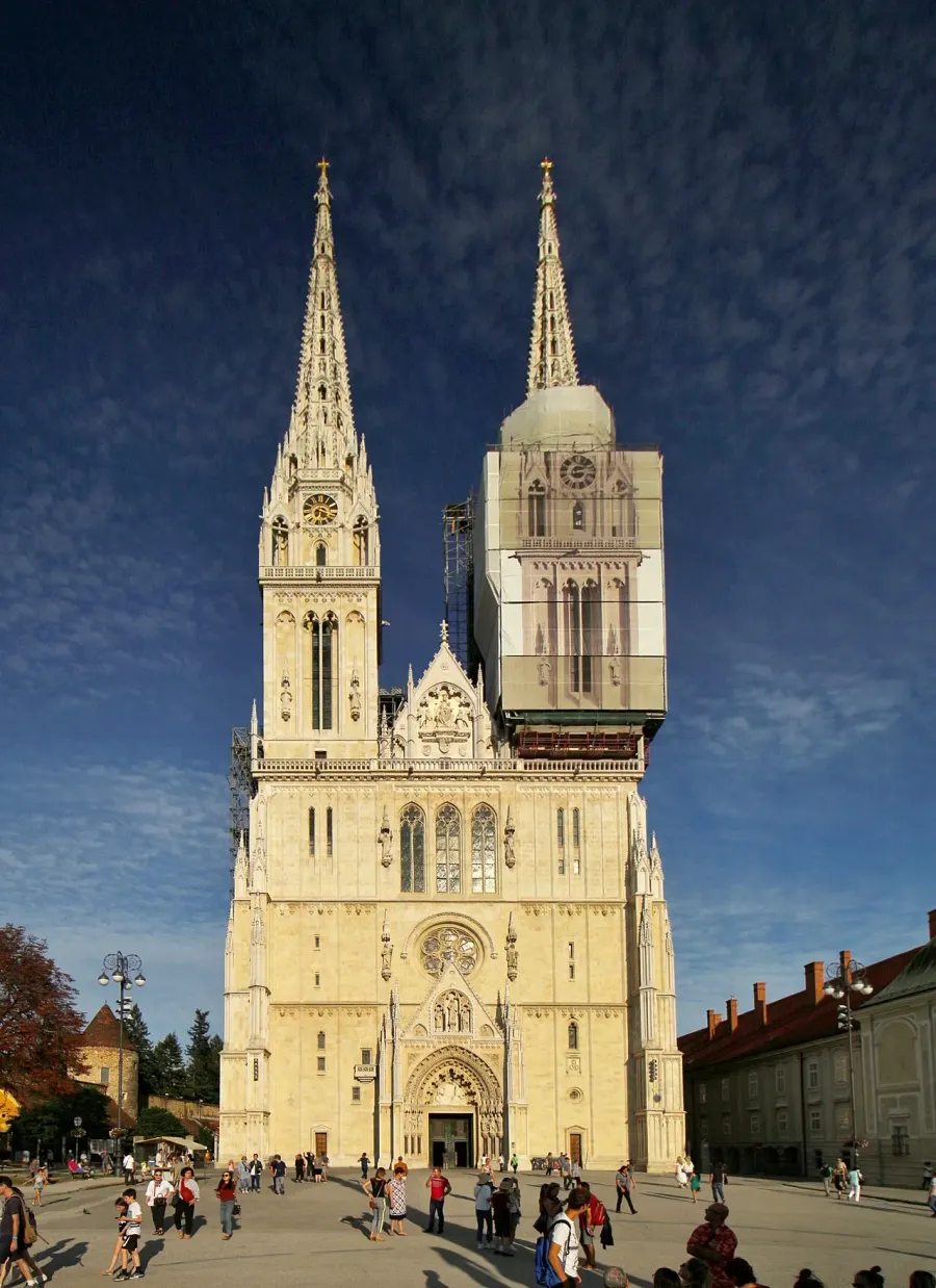 The Zagreb Cathedral card