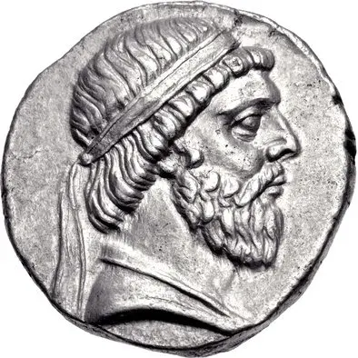 La carte Mithridate Ier de Parthie