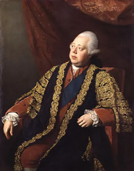 The Frederick North, Lord North card