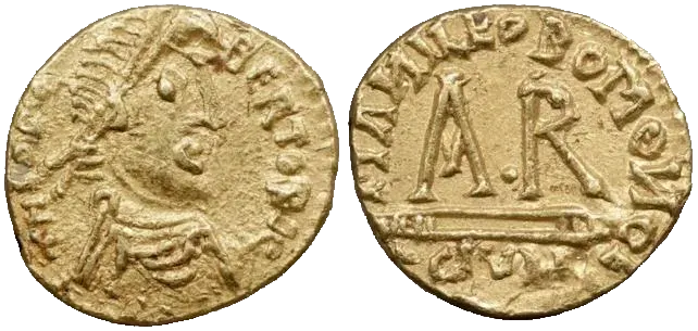 The Theudebert II card