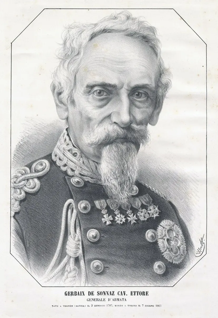 La carte Hector Gerbaix de Sonnaz