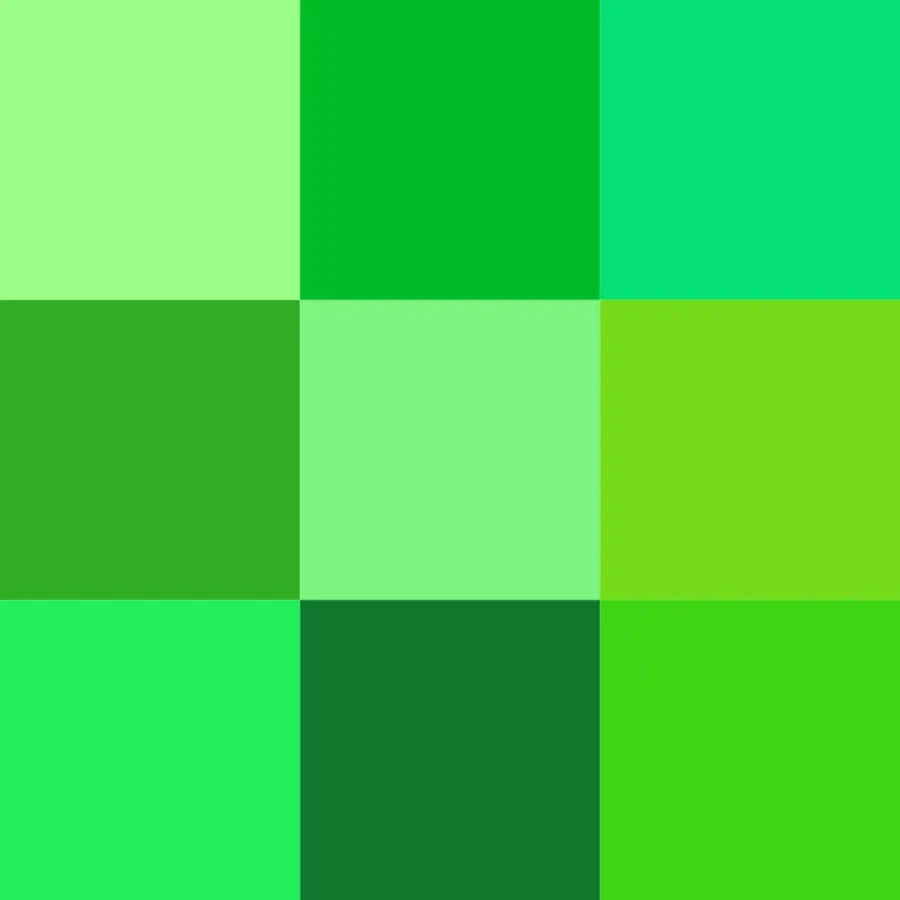 La carte Vert