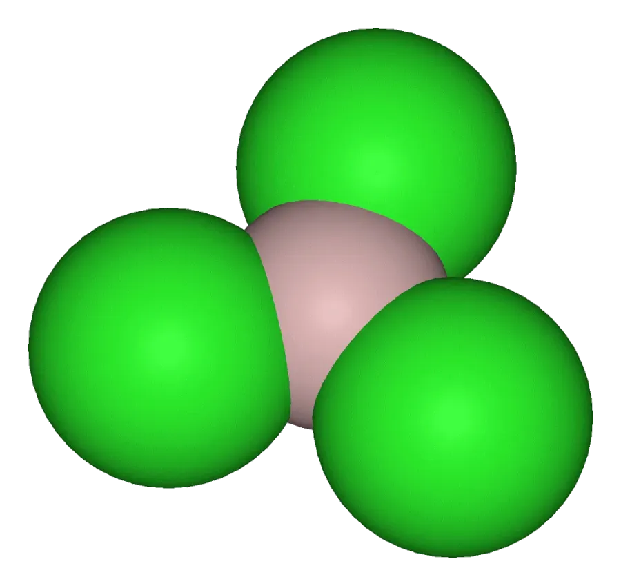 La carte Chlorure d'aluminium