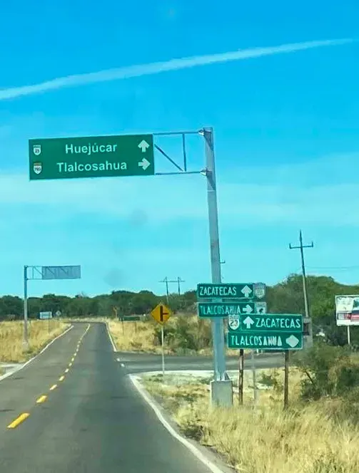 La carte Huejúcar
