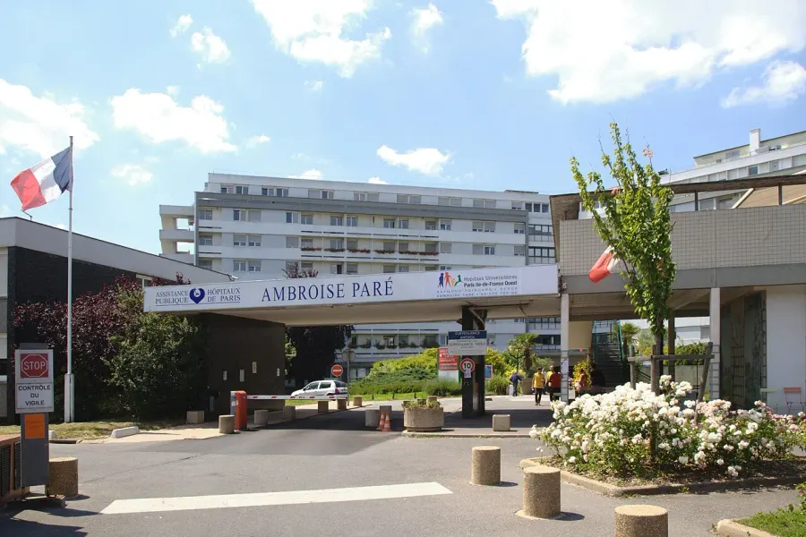 La carte Hôpital Ambroise-Paré