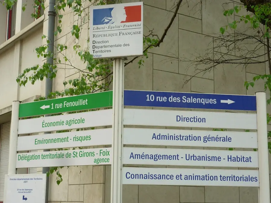 La carte Administration publique