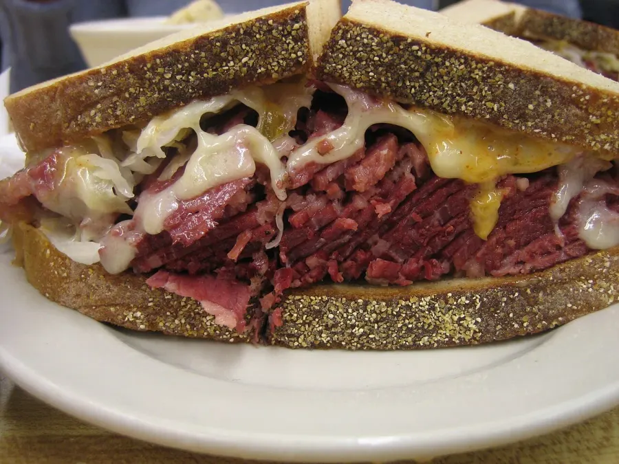 The Reuben sandwich card