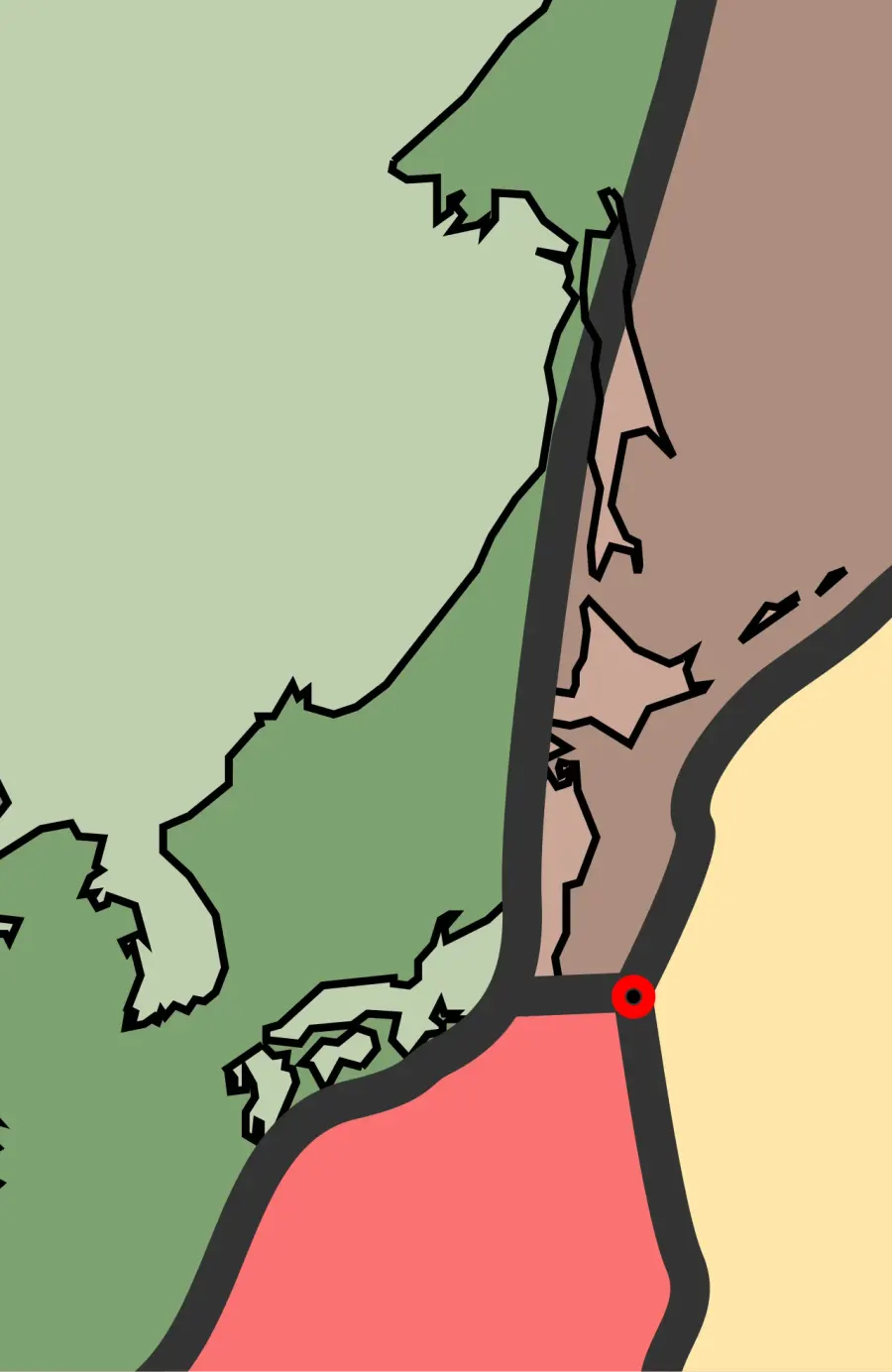 La carte Jonction triple de Boso