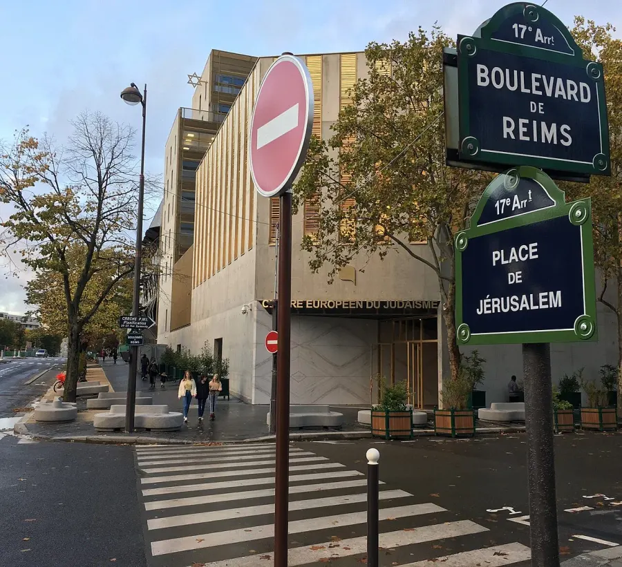 La carte Centre européen du judaïsme