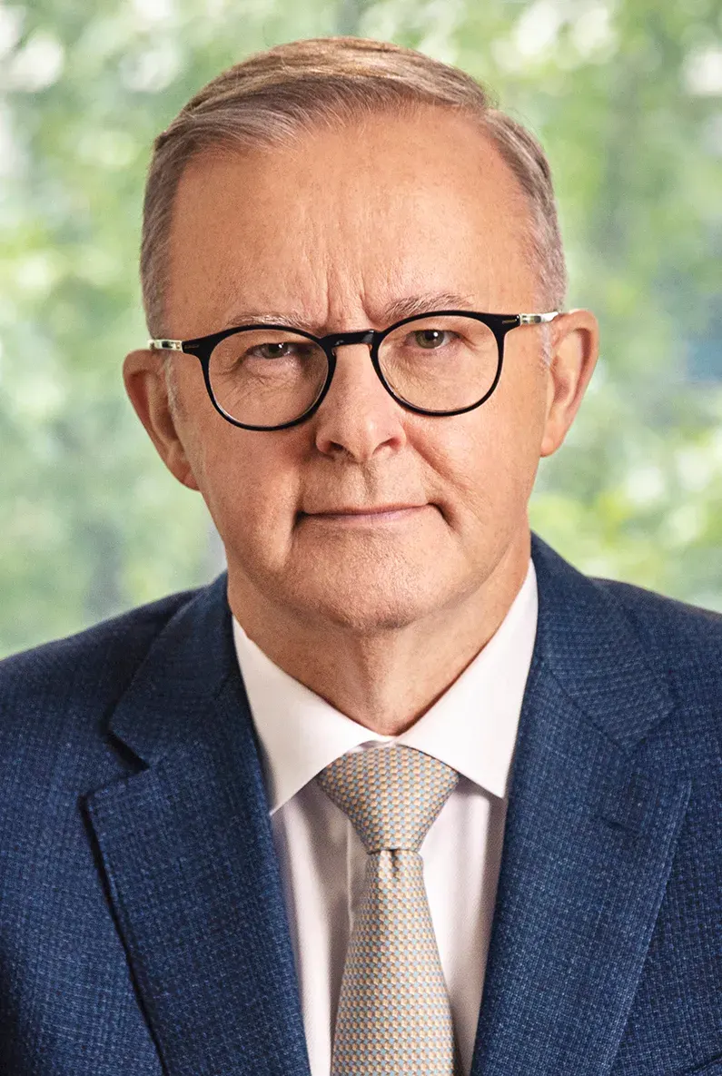 La carte Premier ministre d'Australie