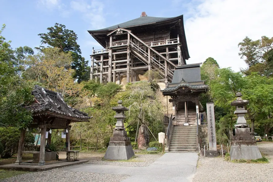 La carte Kasamori-ji
