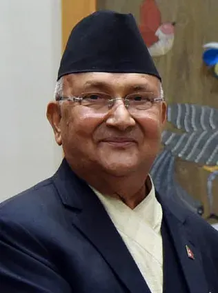 The K. P. Sharma Oli card