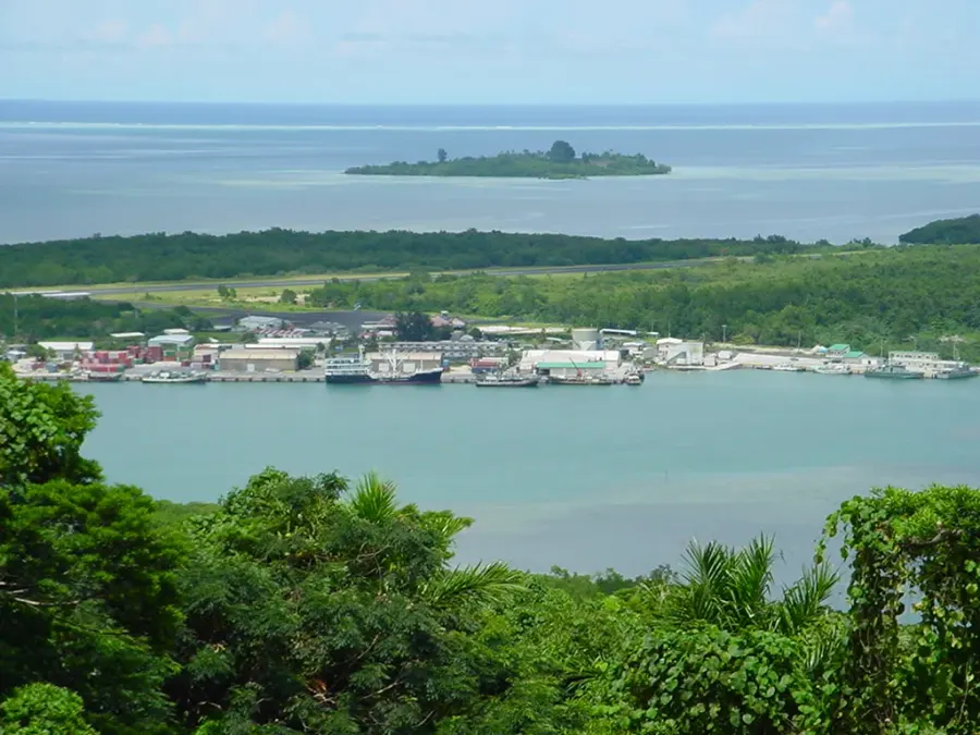 La carte Île Pohnpei