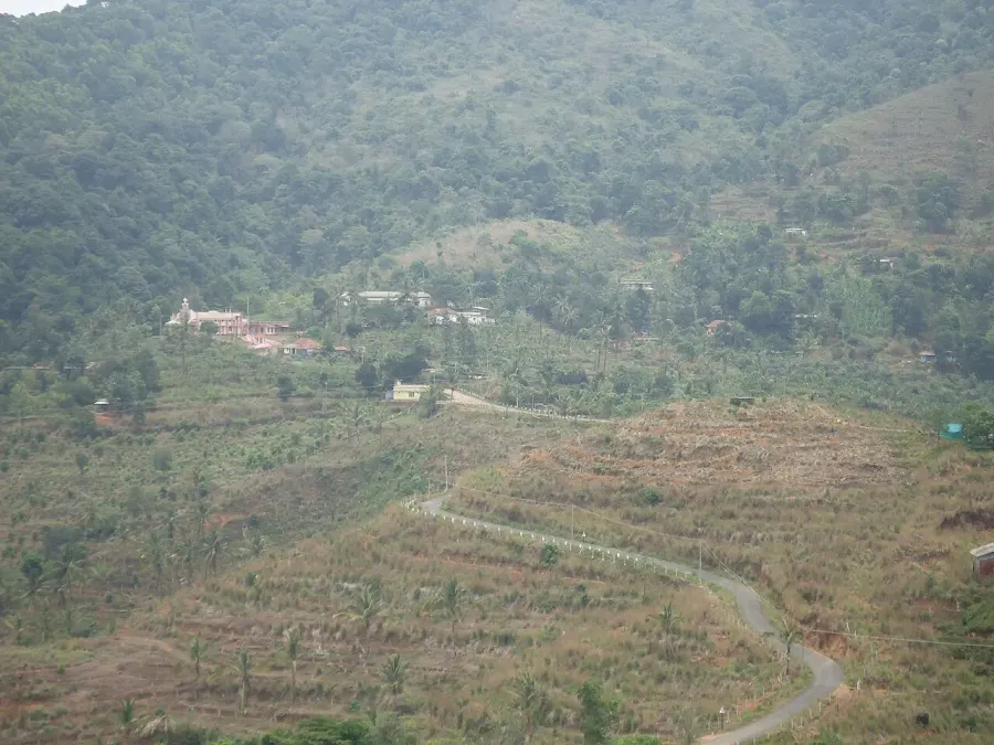 La carte Kurisumala Ashram