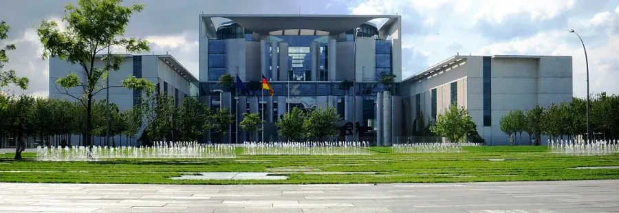 The Federal Chancellery, Berlin card
