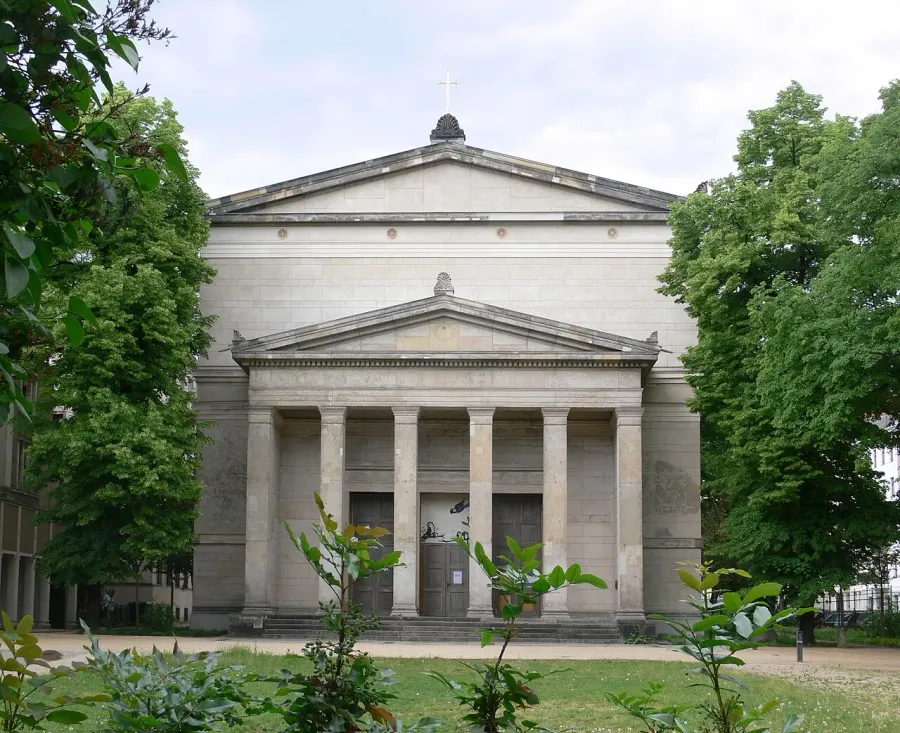 La carte Église Sainte-Élisabeth de Berlin