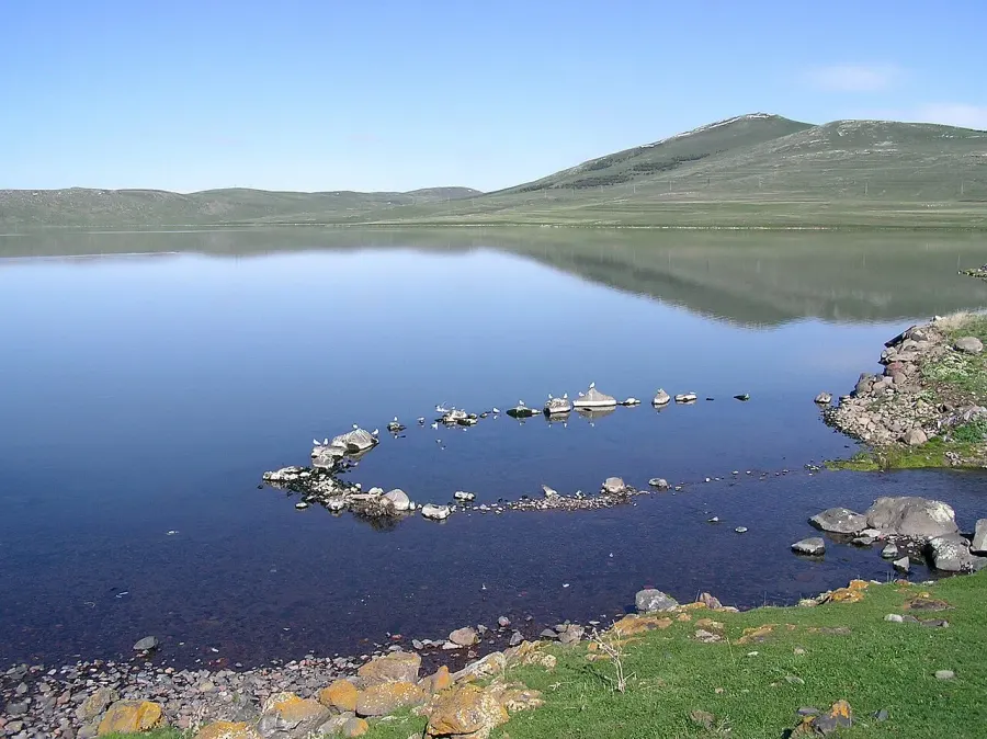 La carte Lac Saghamo