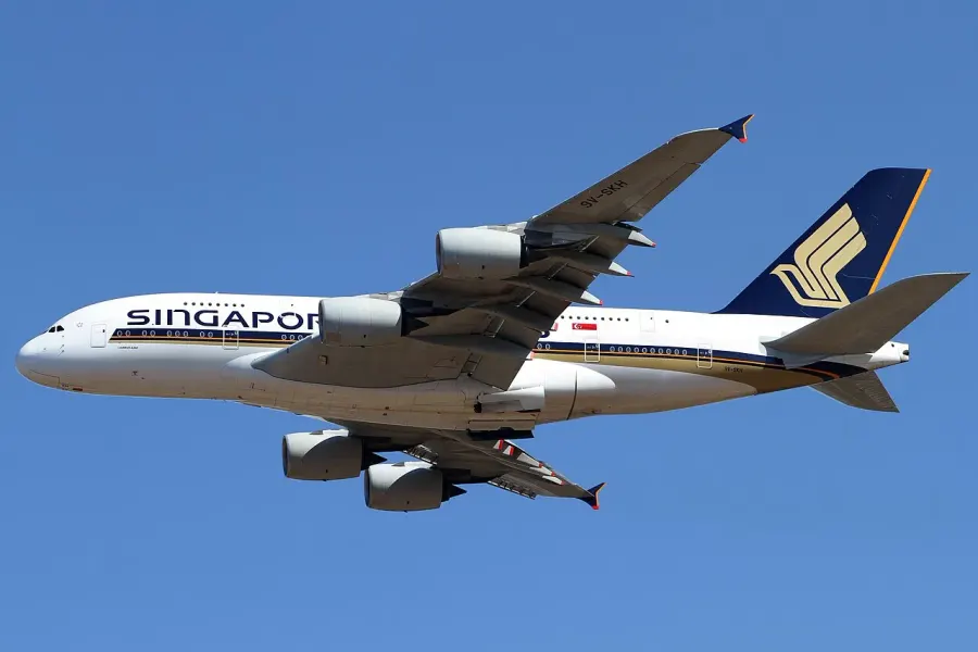 La carte Singapore Airlines