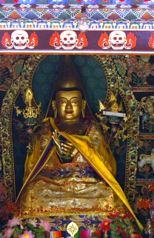 The Je Tsongkhapa card