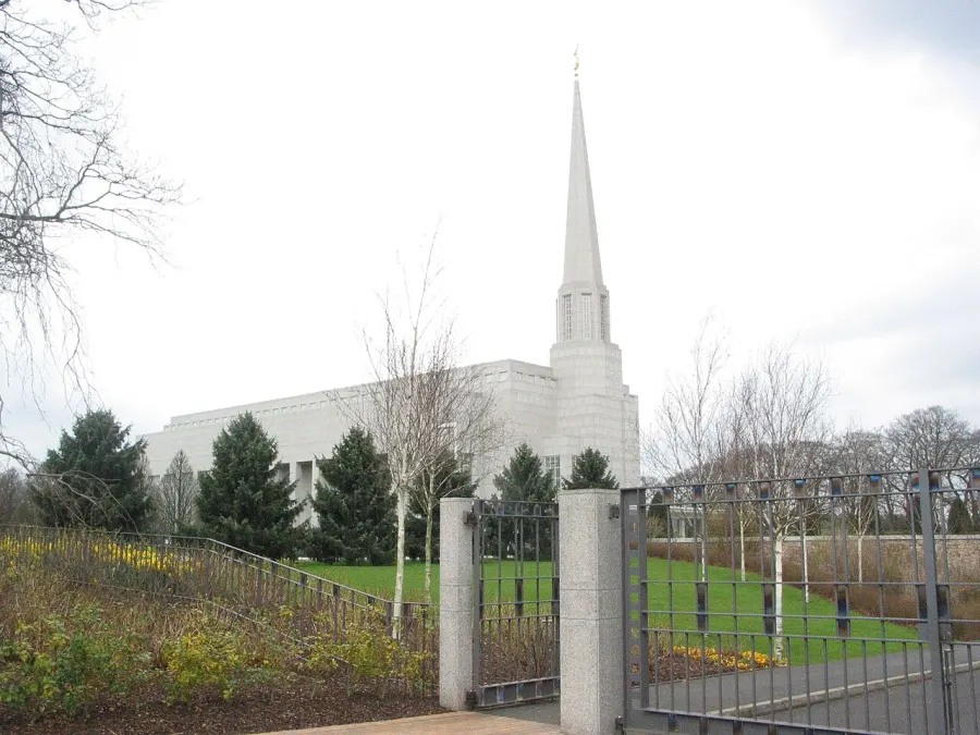 La carte Temple mormon de Preston