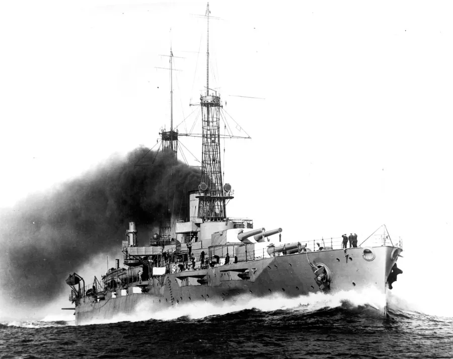 La carte USS New York