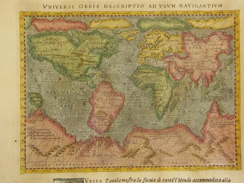 La carte Terra Australis