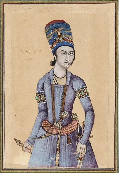 La carte Agha Mohammad Chah