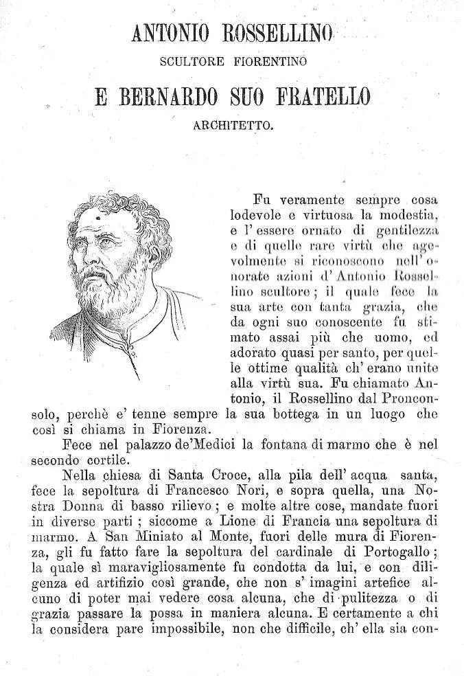La carte Bernardo Rossellino