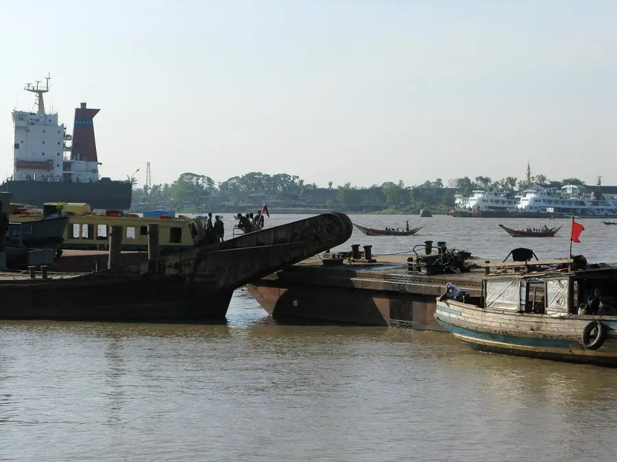 La carte Yangon