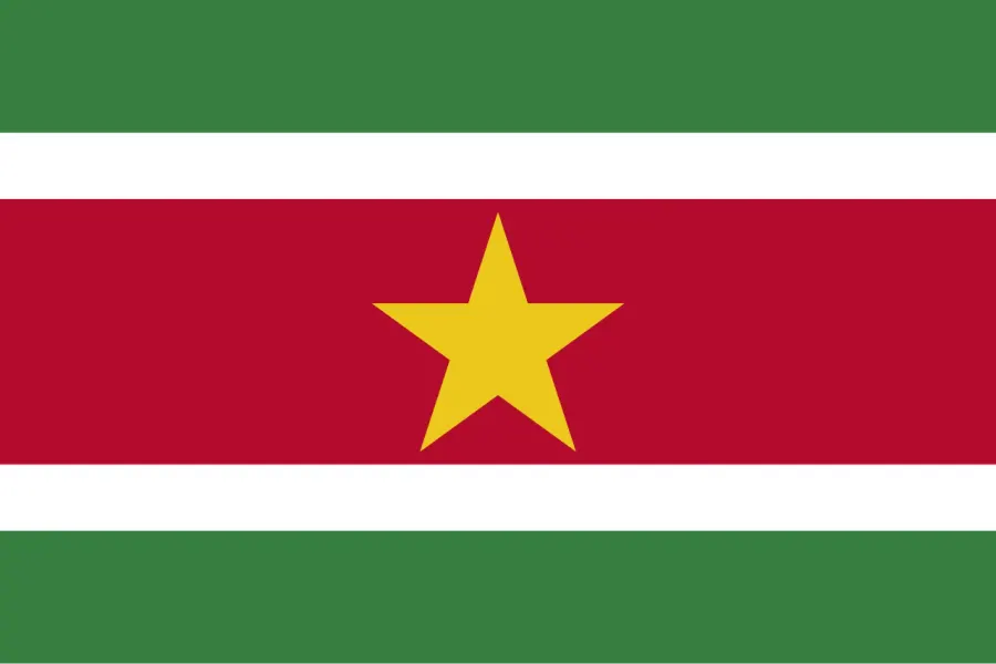 La carte God zij met ons Suriname