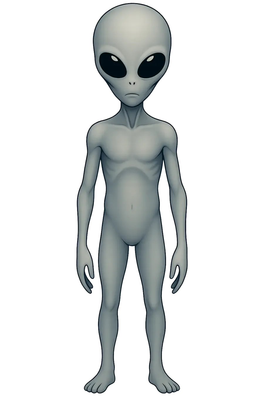 The Grey alien card