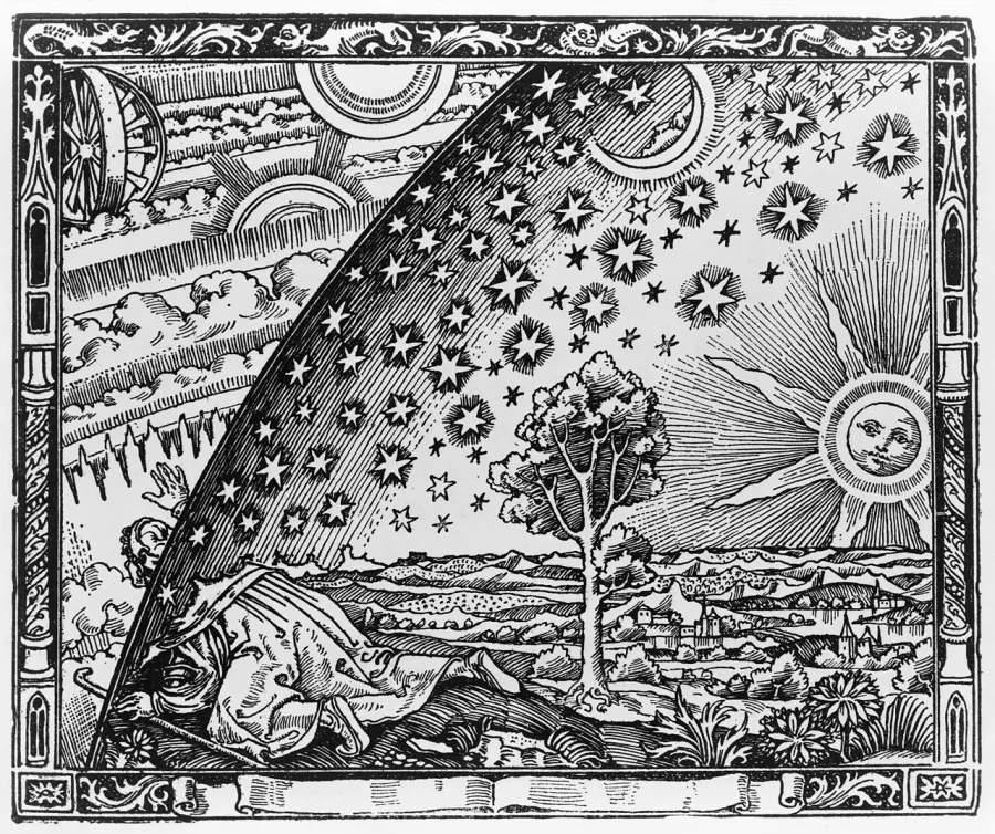 La carte Mythe de la Terre plate