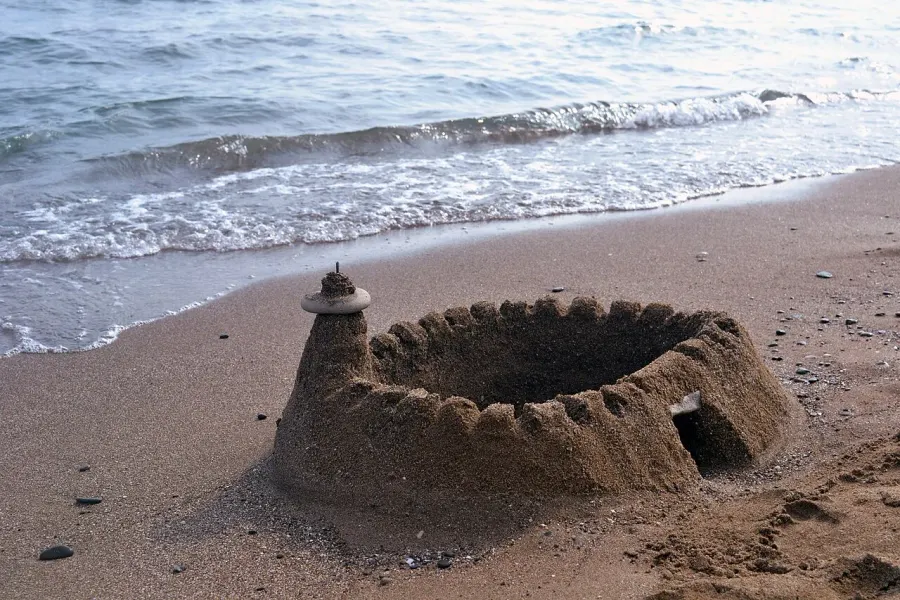 La carte Château de sable
