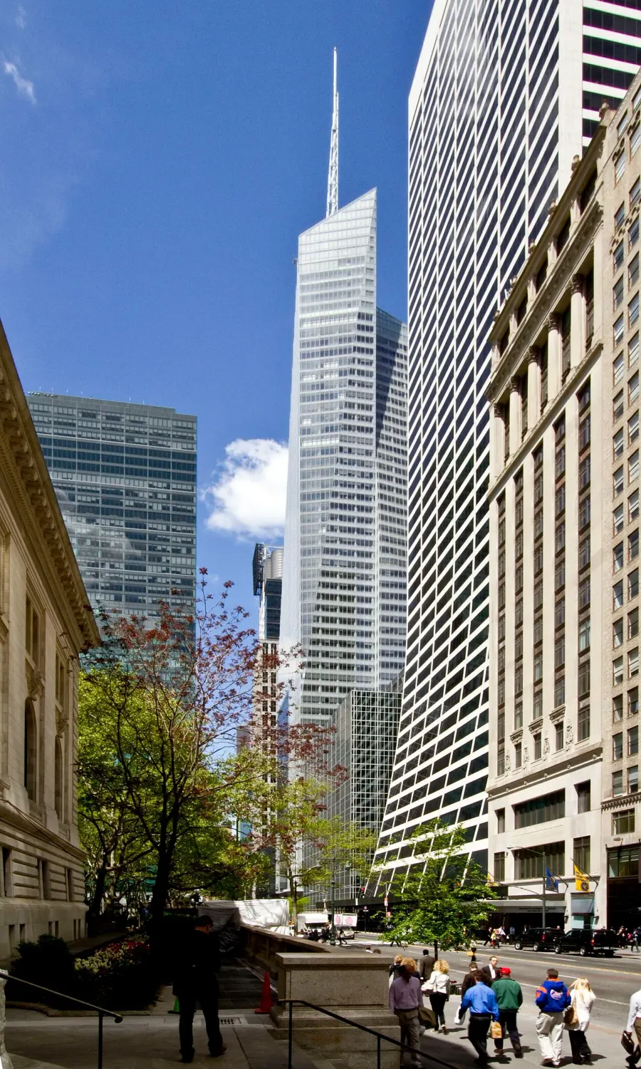The Bank of America Tower card