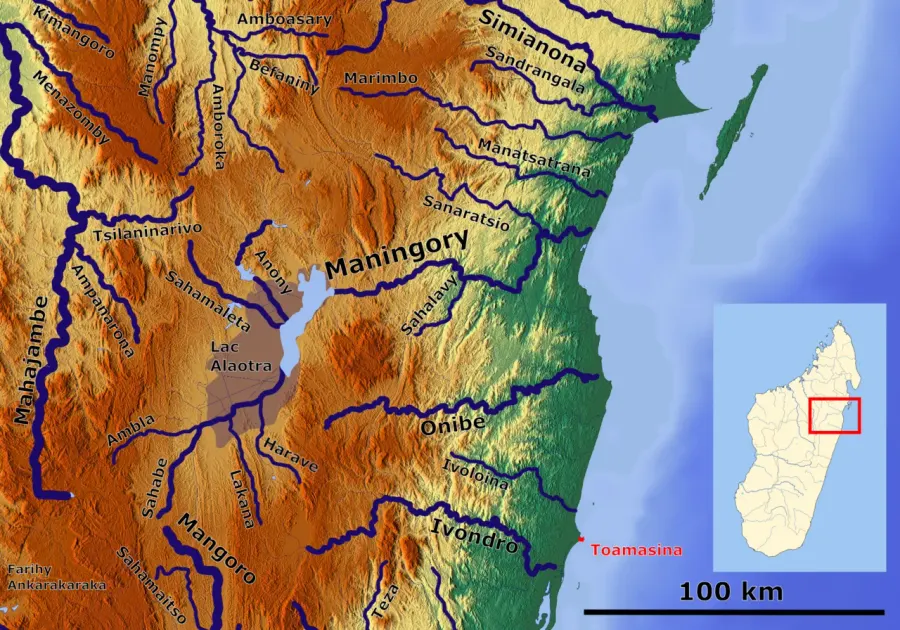 La carte Maningory