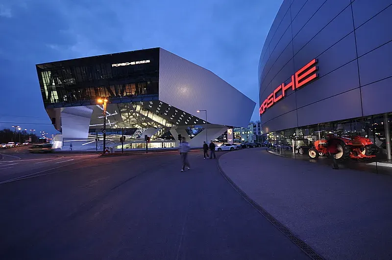 La carte Porsche Museum