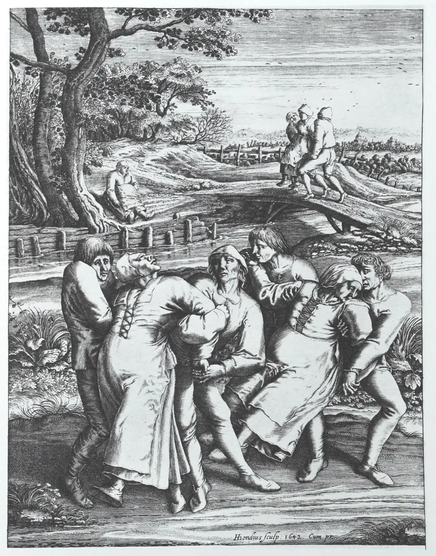 The Dancing plague of 1518 card