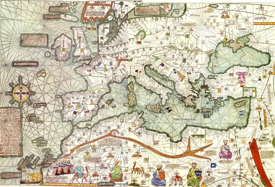 La carte Abraham Cresques