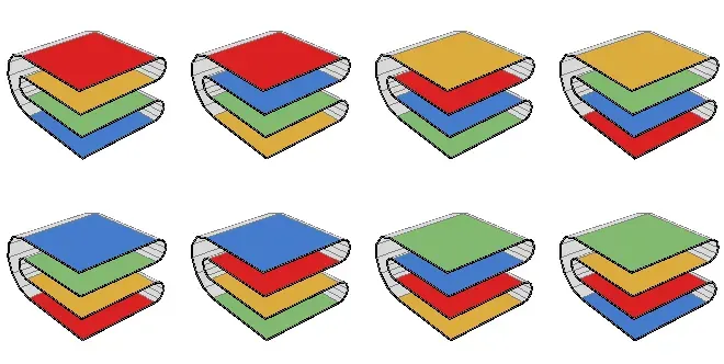 The Mathematics of paper folding card