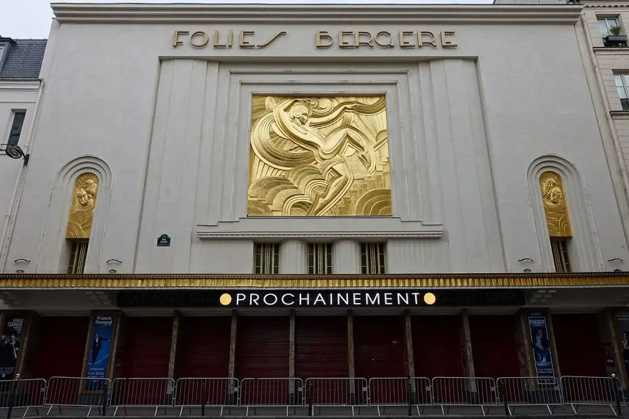 La carte Folies Bergère