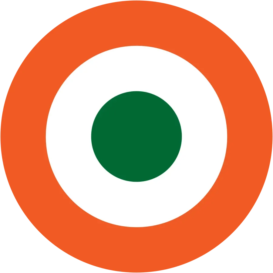 La carte Force aérienne indienne